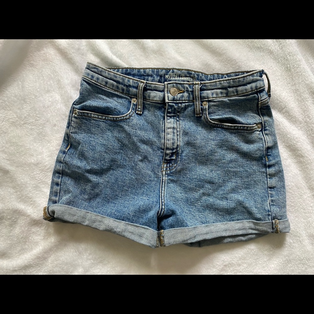 High waisted shorts